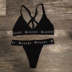 Bralette and Thong Set